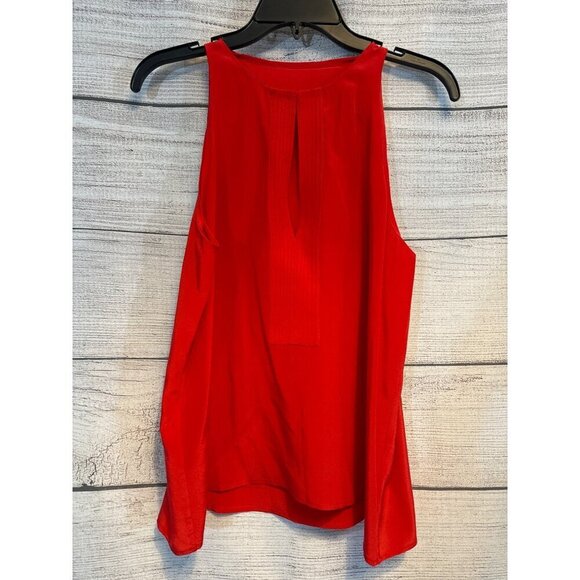 A.L.C. Red Sleeveless Silk Blouse Size M - Picture 1 of 4